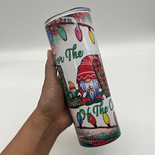 For the Love of the christmas Skinny tumbler 20ozg