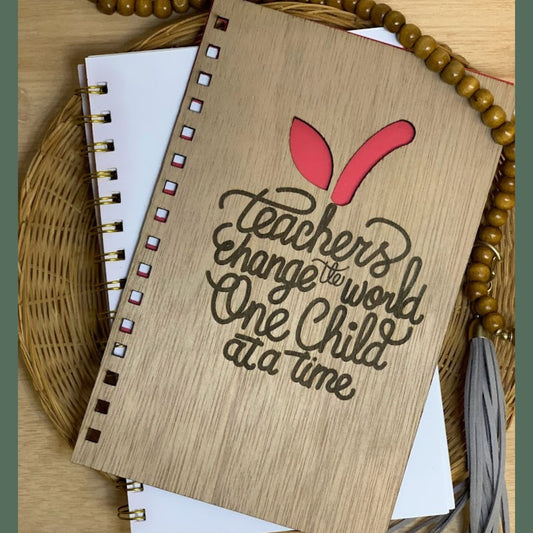 Teacher Change the world Notebook