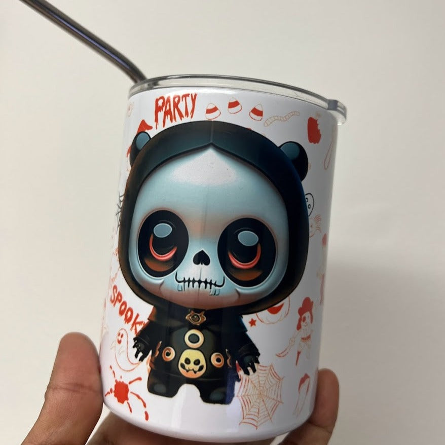 Cute Skull halloween Mini tumbler