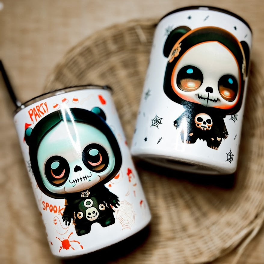 Cute Skull halloween Mini tumbler