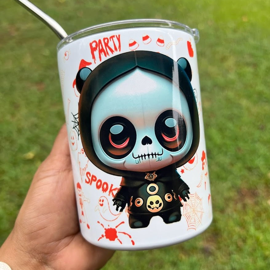 Cute Skull halloween Mini tumbler
