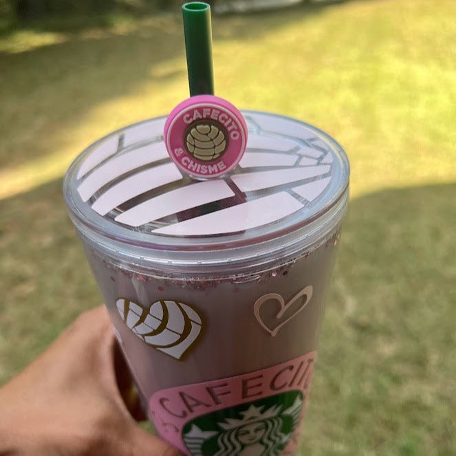 Cafecito & Chisme Snowglobe Tumbler