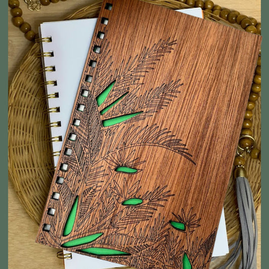 Leaves wooden Notebook