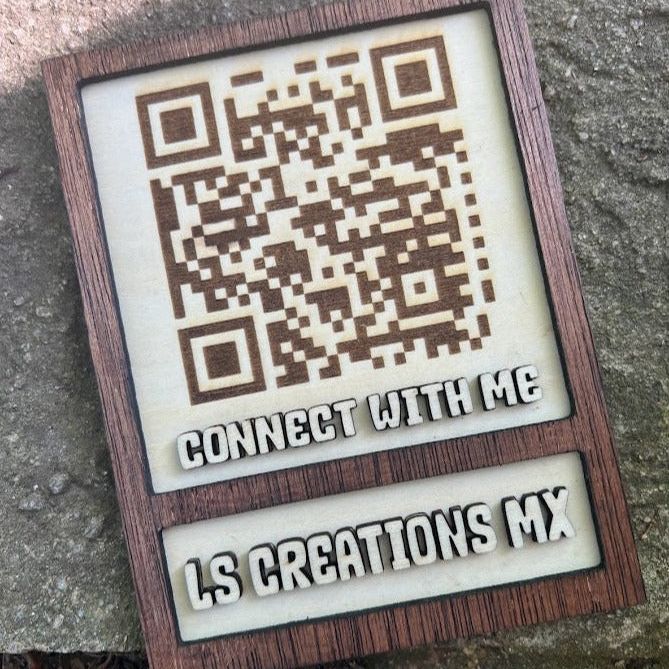 QR Code Social Media Sign