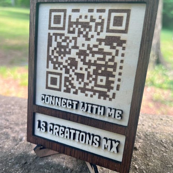 QR Code Social Media Sign