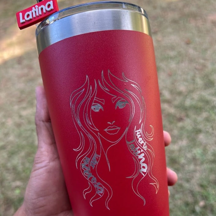 Vaso Latina orgullosa de 20 oz