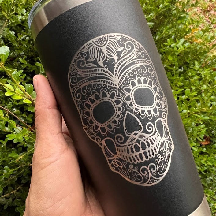 Day of the dead sugar skull 20oz Tumbler