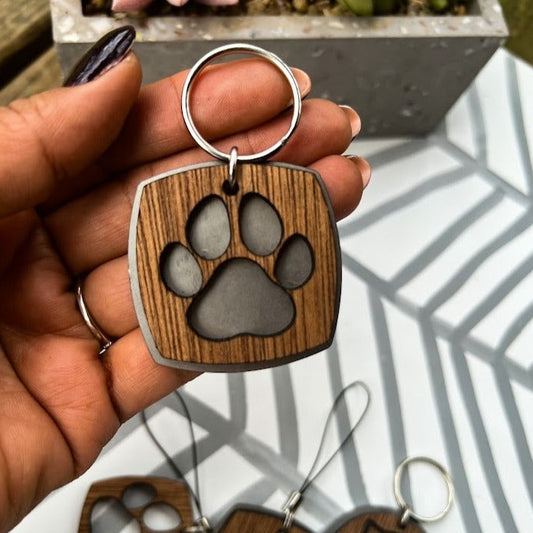 Dog paw Key Chain