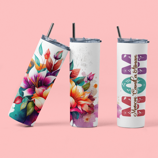 Personalized Mother's day with names 20 oz tumbler