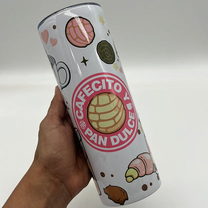 Cafecito & Pan dulce Skinny Tumbler 20oz