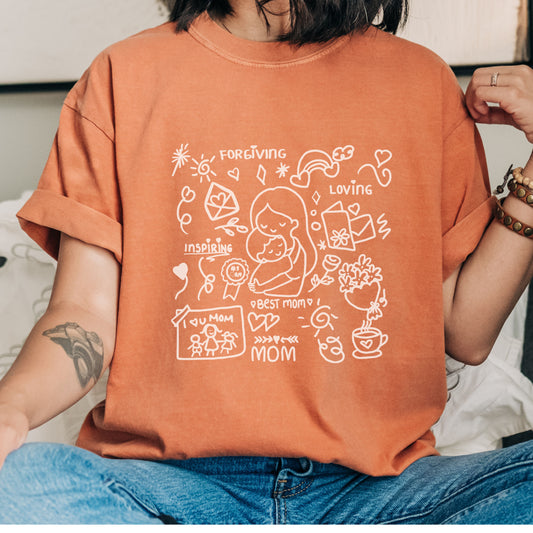 Mom doodle T shirt