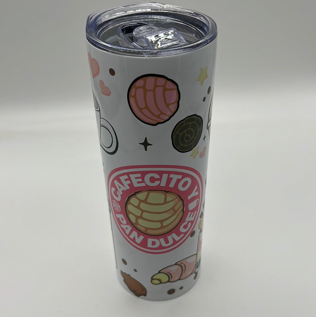 Cafecito & Pan dulce Skinny Tumbler 20oz