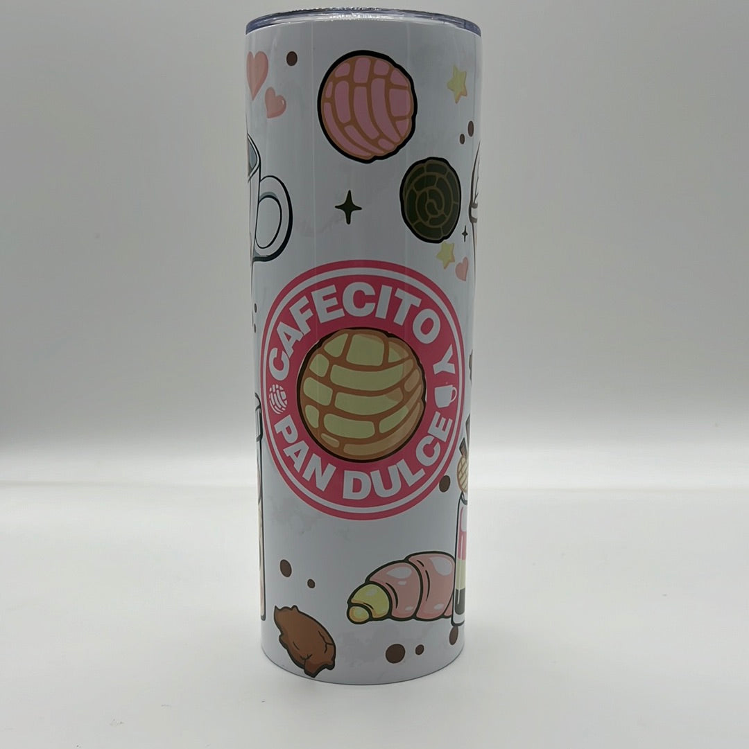 Cafecito & Pan dulce Skinny Tumbler 20oz