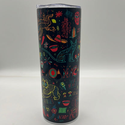 Mexico alebrijes Skinny tumbler 20oz