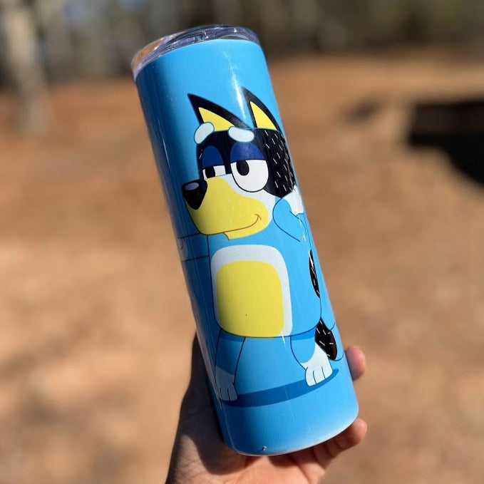 Bluey tumbler 20 oz