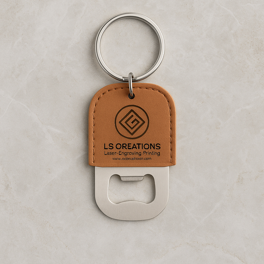 Bottle Opener Keychain with Logo