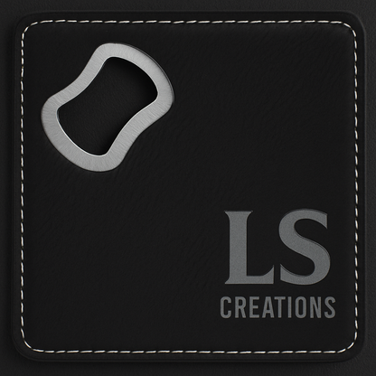 Bottle Opener Coaster Set