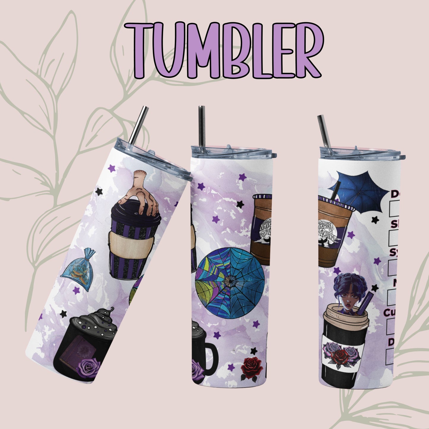 Tumbler skinny  Merlina