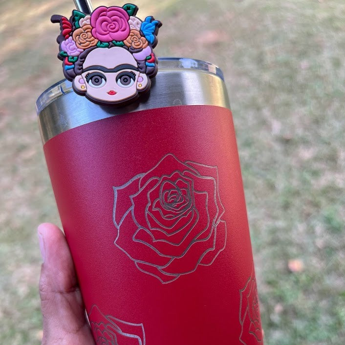 Roses engraved 20oz Tumbler